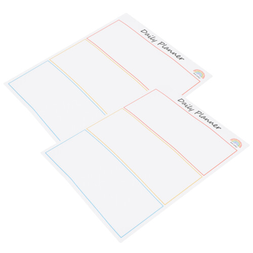 2St Compact Magnetisch Whiteboard Voor Notities En to-Do Lijst