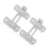 2St Stevige Rvs Deursluiting Met Veilige Grendel En Wit Design 1