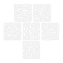 6St Acryl Quilting Rulers Stencils Voor Naaien En Handwerk