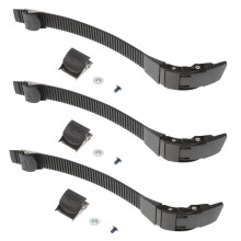3Sets Roller Skate Fixeerband Met Vervangbaar Zwart PVC