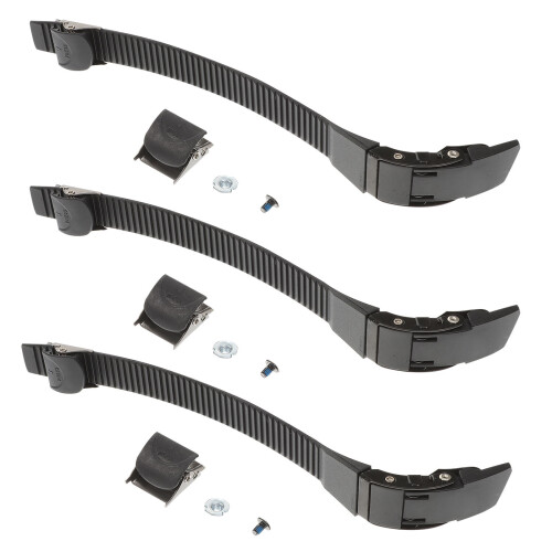 3Sets Roller Skate Fixeerband Met Vervangbaar Zwart PVC