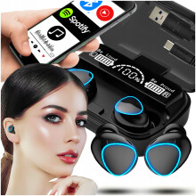 TRÅDLØSE IN-EAR HOVEDTELEFONER BLUETOOTH 5.3 PRO + POWERBANK BT+