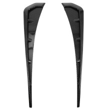1Paar Auto Side Vent Spoiler Zwart ABS Waterdicht Decor