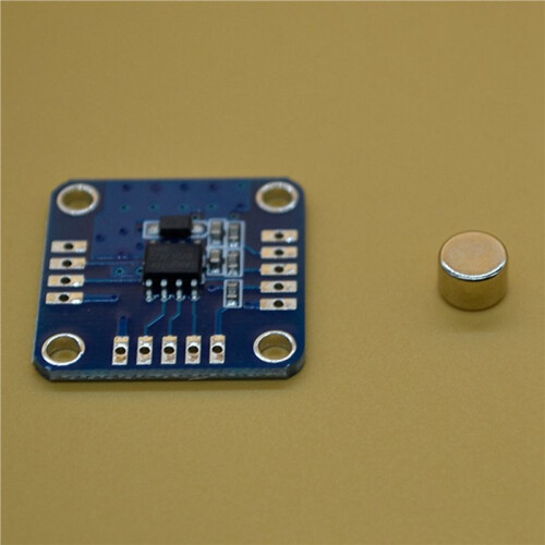 2X MT6701 Magnetic Encoder Magnetic Induction Angle Measurement Sensor Module 14bit High Precision Can Replace AS5600 2