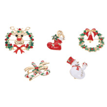 5St Creatieve Kerstspelden Kleurig Zinklegering Feestelijk