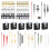 6Sets DIY Quartz Klokbewegingsset Met Duurzame Plastic Wijzers 1