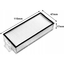 2 x HEPA-filter til Roborock Q7 MAX | Q7 MAX+ | T8 | vaskbart