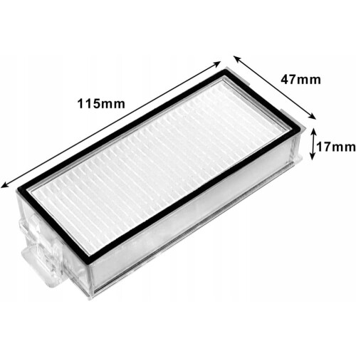 2 x HEPA-filter til Roborock Q7 MAX | Q7 MAX+ | T8 | vaskbart