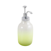 Saippua-annostelija 300 ml AWD INTERIOR Fiore 1377 valkoinen helmenvihreä keraaminen