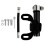 1Set High Pressure Inflator Kit Met Strap Houder Zwart 1