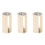 3X Grey White Cylinder Battery Holder Adapter for 3x1.5V AA Batteries 1