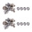 20 Pcs 1/4 Inch and 3/8 Inch Camera Screw Adapter Converter Threaded Mount Set 1