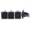30Pcs Black XLR 3Pin Female Jack Panel Mount Chassis PCB Socket Connector 2