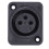 30Pcs Black XLR 3Pin Female Jack Panel Mount Chassis PCB Socket Connector 4