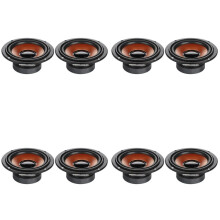 8Pcs Haut-Parleurs Portables à Gamme Complète 4 Ohm 3W Haut-Parleur de Théâtre Musical