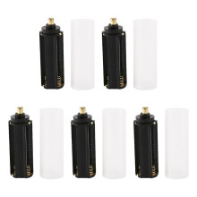 New 5PCS 18650 Battery Tube + 5PCS AAA Battery Holder for Flashlight Torch Lamp