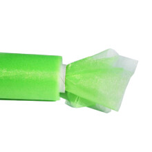 Dekorativ organza 16 cm, 1 rulle, lysegrøn