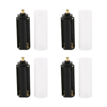 New 4PCS 18650 Battery Tube + 4PCS AAA Battery Holder for Flashlight Torch Lamp