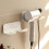 1Blow Dryer Rack Muurhouder Wit Rustvrij En Elegant Ontwerp 8