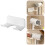 1Blow Dryer Rack Muurhouder Wit Rustvrij En Elegant Ontwerp 10