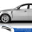 1Paar Auto Side Vent Spoiler Zwart ABS Waterdicht Decor 5