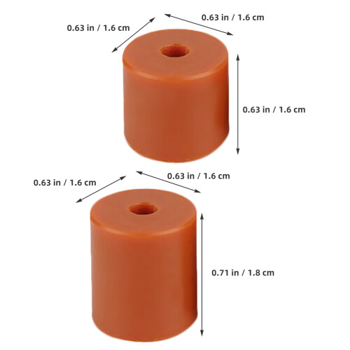 1Set 3D Printer Silicone Leveling Kolom, Duurzame Schokbuffer 1