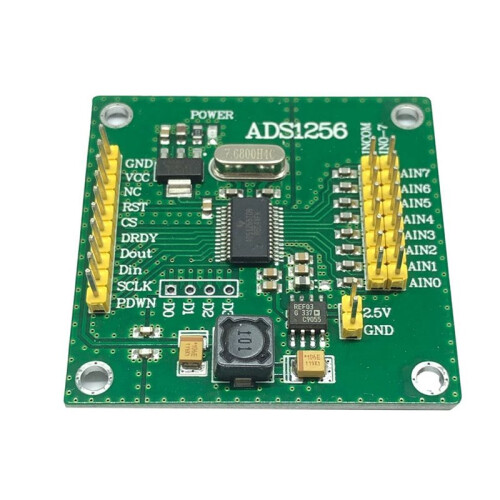 2X High-Precision ADC ADS1256 Analog-to-Digital Conversion 24-Bit Eight-Channel Module 1