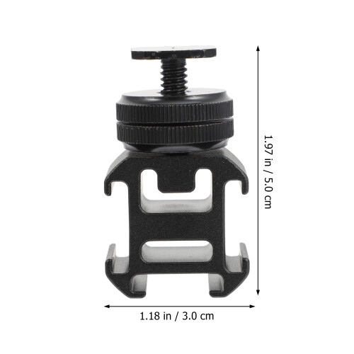1Set Flash Shoe Mount Adapter Voor Camera Rig En Lichtstandaard 1