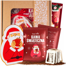 Gavesæt Julegave Til Sankt Nikolaus Kaffe Peberkage Te Boks