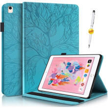ETUI MED FLAP TIL APPLE IPAD PRO 11" 4/3/2/1 GEN LUKKET BLÅ + STYLUS