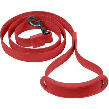 RØD SNORE TIL STORE HUNDE, LÆNGDE 1,4 M, PVC NYLON, VANDTÆT TRÆNING