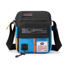 (Blue) Fashion Oxford Bag for Men's Shoulder Bag Women's Waterproof Messenger Bag Travel Bag