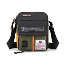 (Army green) Fashion Oxford Bag for Men's Shoulder Bag Women's Waterproof Messenger Bag Travel Bag