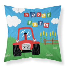 Babypudebetræk 40x40 Traktor Farm Bomuld