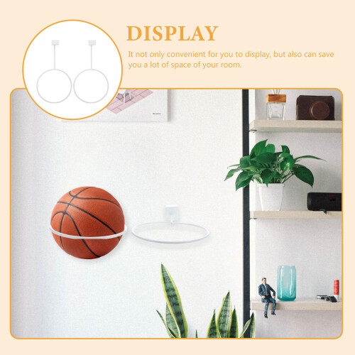 2St Duurzame Basketbalhouder Van Ijzer Voor Opslag En Display 2