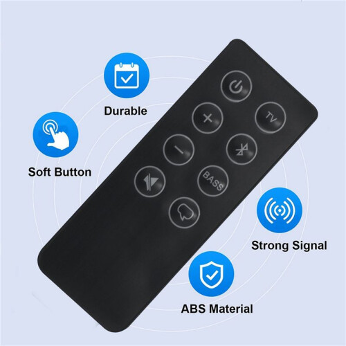 2X CD Player Home Media Audio Remote Control for  SOLO 5 15 II -Compatible Music System Controller 2