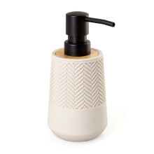 Saippua-annostelija 250 ml AWD SISUSTUS 1970 Hermosa beige musta bambu