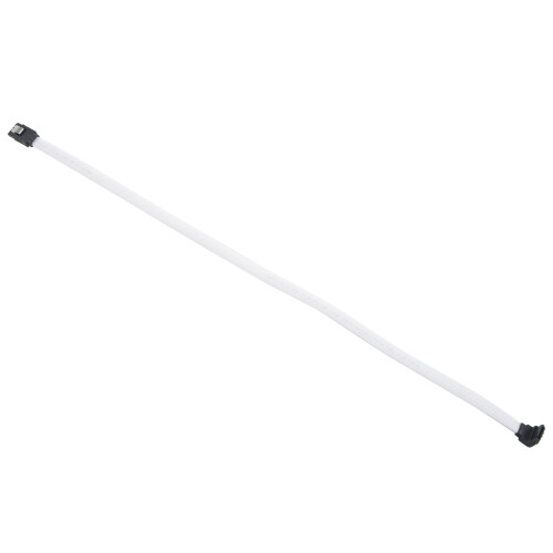6pcs 50CM  3.0 III SATA3 7Pin Data Cable Right Angle 6Gb/S SSD Cables HDD Hard Disk Data Cord(White) 2
