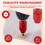 Drill Depth Stop for Drill Bits,Drill Stop Collar Limit Rings Locator Depth Stopper for Drilling 2-5Mm Drill Bit 6