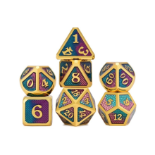 Traitor to the Throne RPG terningsæt med 7 metalterninger