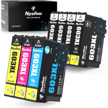 7x BLÆK TIL EPSON 603XL XP-2100 XP-2105 XP-2150 WF-2810 WF-2822 WF-2820