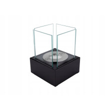 Vapaasti seisova biotakka 13x13x17 cm Smart Black rakenteellisesti mattapintainen