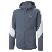 Poikien huppari Puma EVOSTRIPE FZ sininen 67006818 koko 140