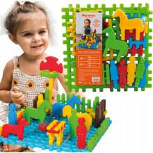 Marioinex Wafers Mini Farm - Byggeklodser 31 dele