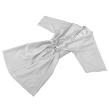1Hairdressing Clothes Grijze Saloncape Ademend En Huidvriendelijk