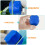1Blauwe Aquarium Mini Magnetische Borstel Schoon 4