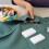 8St Vilten Spons Pads Voor Handmatige DIY Projecten Wit 8