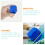 1Blauwe Aquarium Mini Magnetische Borstel Schoon 6