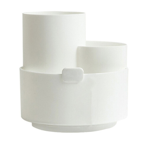1Draaibare white Plastic Pennenhouder