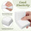 8St Vilten Spons Pads Voor Handmatige DIY Projecten Wit 4